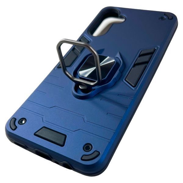 PC + TPU чехол New Armor для Samsung Galaxy A04S (на самсунг а04с) синий 087875 фото