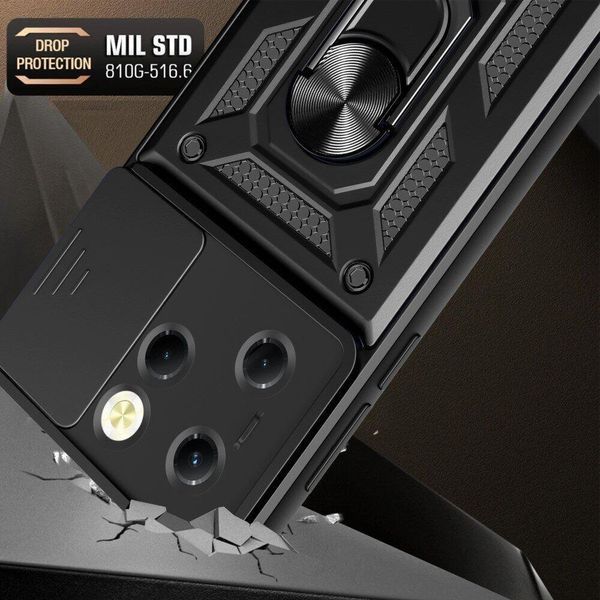 PC + TPU чехол Camshield Armor для Infinix Hot 40 (X6836) / синий 095714 фото