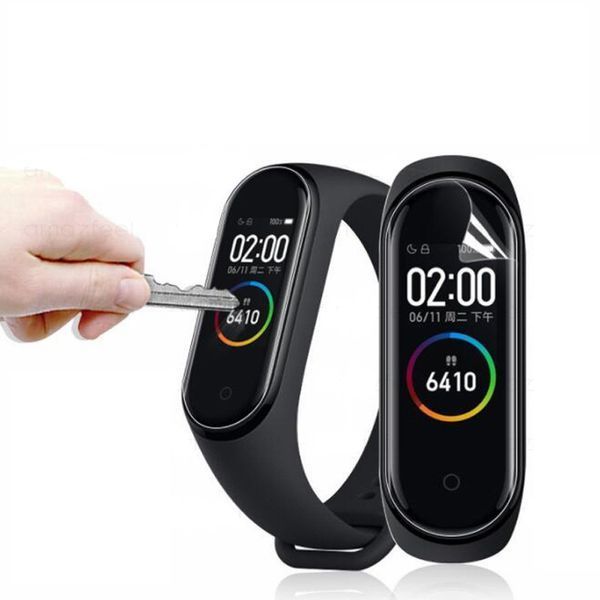 Защитное гибкое стекло Xiaomi Mi Band 3 / 4 81236 фото