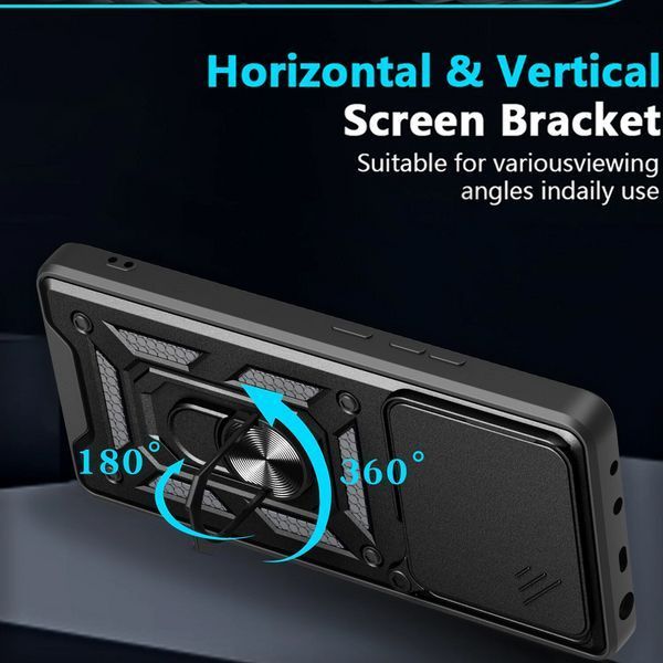 PC + TPU чохол Camshield Armor для Motorola G86 (5G) / синій 100344 фото