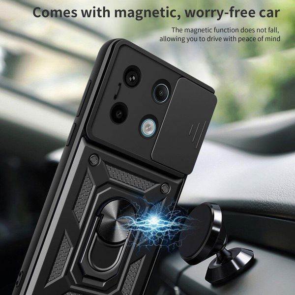 PC + TPU чохол Camshield armor на Xiaomi Redmi Note 13 Pro (5G) / синій 095761 фото