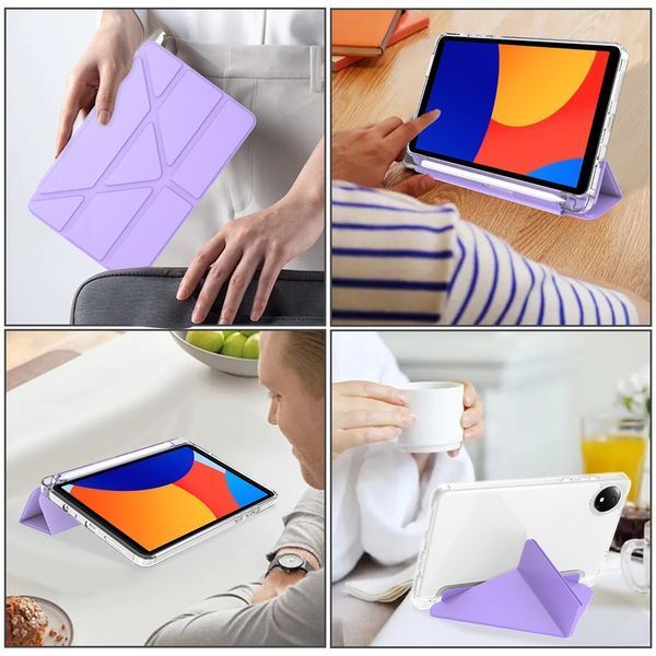 Чохол книжка Transparent Origami на Xiaomi Redmi Pad SE (8.7") 2024 / фіалковий 100232 фото