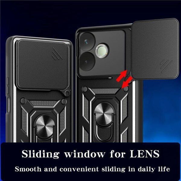 PC + TPU чехол Camshield Armor для OPPO A5 Pro (4G/5G) / красный 099837 фото