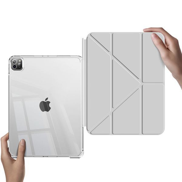 Чехол книжка Transparent Origami на Apple iPad Pro 11 2022 (11") / сірий 101148 фото