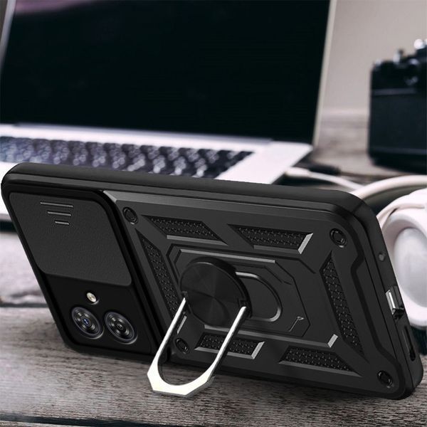 PC + TPU чехол Camshield Armor для Motorola G54 Power / черный 202555 фото