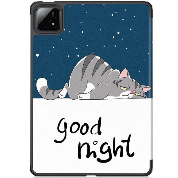 Чехол книжка Crazy Horse на Xiaomi Pad 7 (11.2") / good night 098084 фото