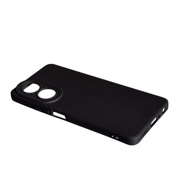 Чехол силиконовый Smitt на Oppo A58 черный 093762 фото