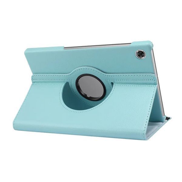 Кожаный чехол книжка 360 для Lenovo Tab 2025 (10.1") / голубой 100827 фото