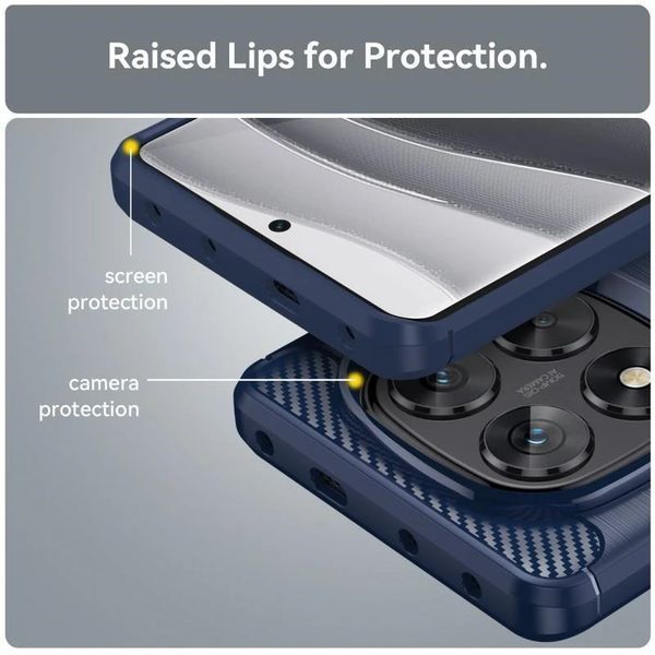 TPU чохол накладка Urban для Xiaomi Redmi Note 14 Pro Plus / синій 098241 фото