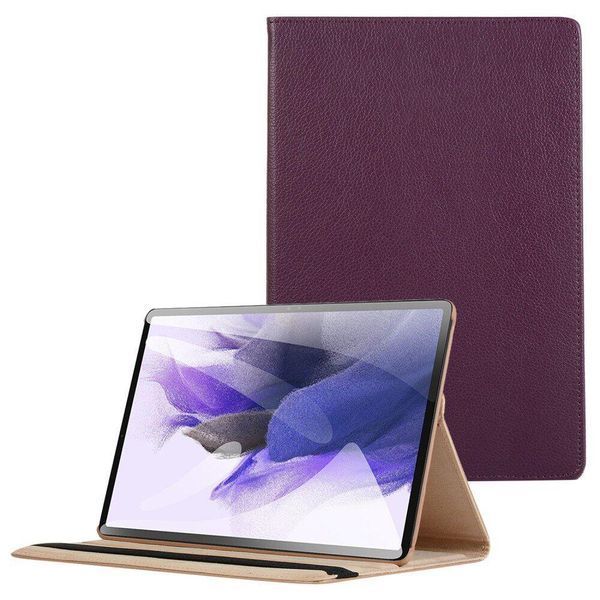 Чохол книжка 360 для Samsung Galaxy Tab S8 Plus / Tab S7 FE (12.4") / баклажановий 093831 фото