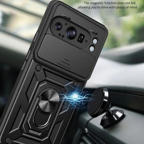 PC + TPU чехол Camshield Armor для Google Pixel 9 Pro XL / зеленый 098026 фото