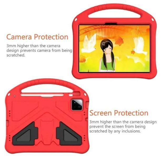 Чохол New Kids Case на планшет Poco Pad X1 (11.2") / червоний 100890 фото