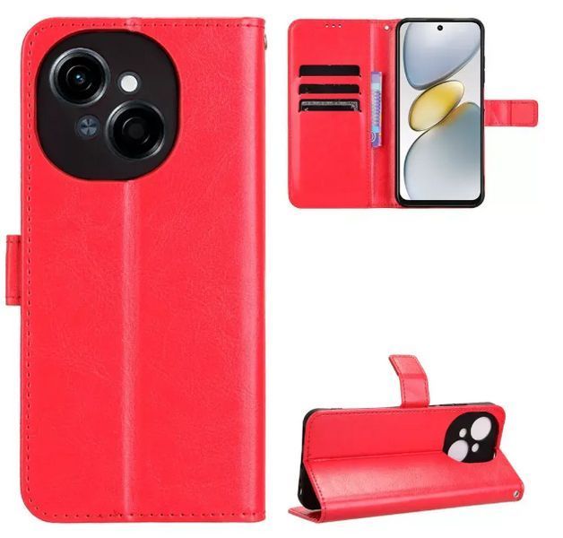 Чехол книжка Book case для Tecno POP 9 (4G) / красный 201750 фото