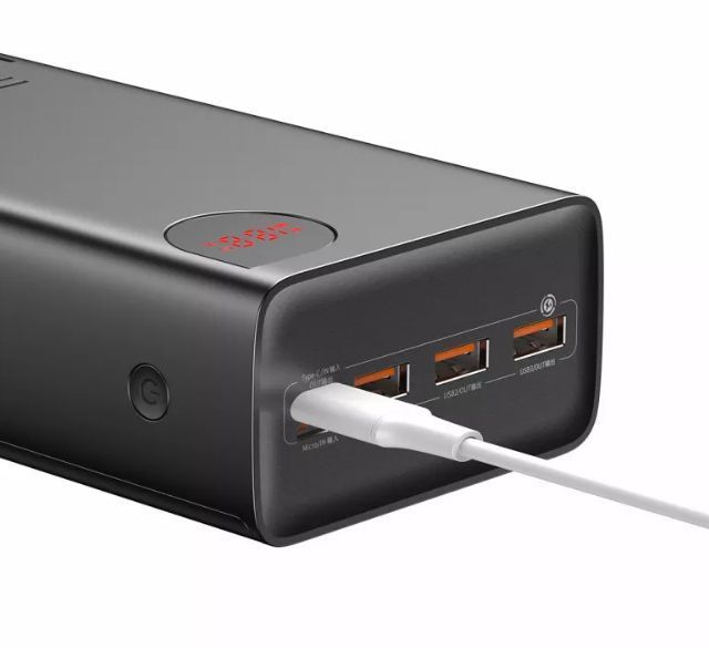 Повербанк Power Bank Hoco J86 Powermaste 22.5W 400000mAh чорний 094464 фото