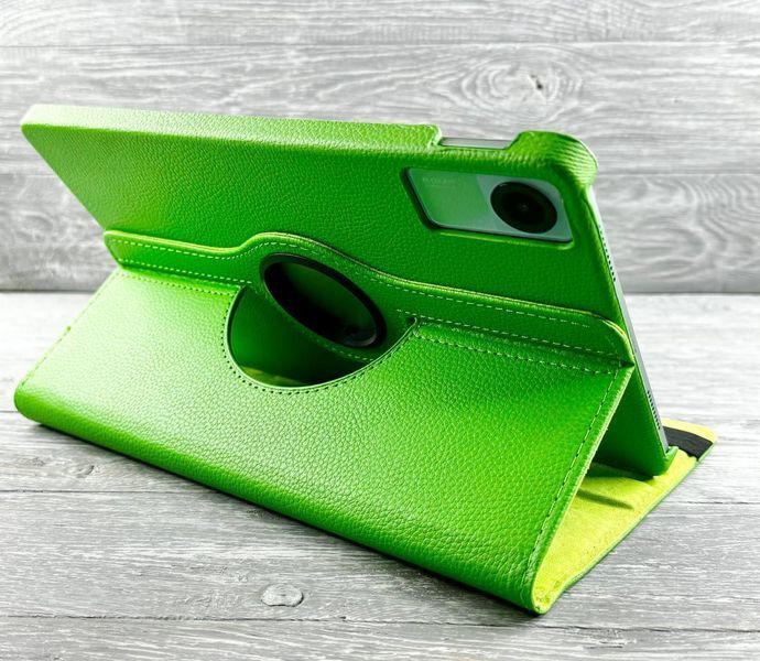 Кожаный чехол книжка 360 на Xiaomi Redmi Pad SE (11") / зеленый 093016 фото