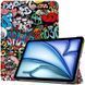 Шкіряний чохол книжка Crazy Horse на планшет iPad Air 11 (2024-2025) 11" / graffiti 097337 фото 1
