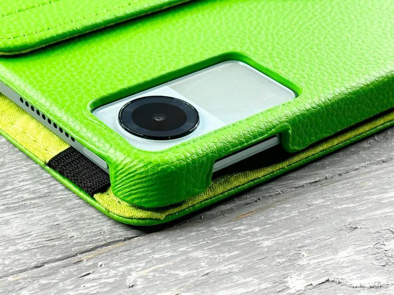 Кожаный чехол книжка 360 на Xiaomi Redmi Pad SE (11") / зеленый 093016 фото