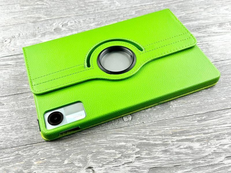 Кожаный чехол книжка 360 на Xiaomi Redmi Pad SE (11") / зеленый 093016 фото