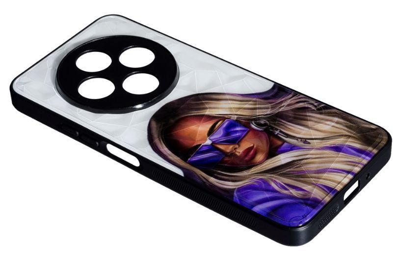 Чохол накладка Prisma Ladies для Xiaomi Redmi 14C / purple glasses 201641 фото