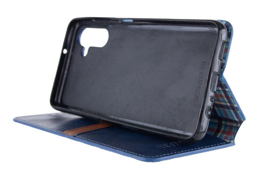 Шкіряний чохол книжка Cubic для Samsung Galaxy A16 (5G) / синій 201196 фото