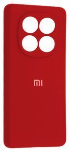 Чехол Soft touch для Xiaomi Redmi Note 14 Pro (5G) / красный 202431 фото
