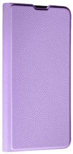 Кожаный чехол книжка Fibra case на Xiaomi Redmi Note 13 Pro (4G) / фиолетовый 200783 фото