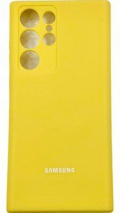 Чохол Soft touch для Samsung Galaxy S22 Ultra / жовтий 087738 фото