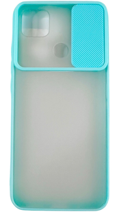 Чехол для TOTU Slide Camera для Xiaomi Redmi 10A (редми 10а) бирюзовый 085700 фото