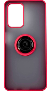TPU чохол накладка Matte Ring Magnit для ZTE Blade V40 Vita червоний 090258 фото