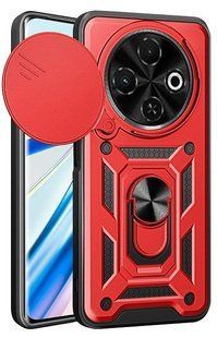 PC + TPU чохол Camshield Armor для Tecno Spark 30C / червоний 098037 фото