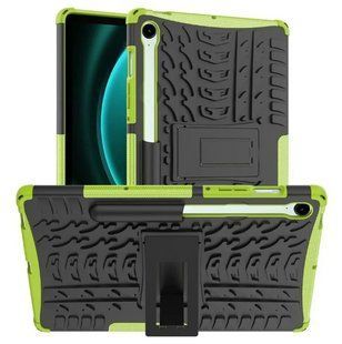 PC + TPU чехол Armor на Samsung Galaxy Tab S9 (11") / зеленый 200221 фото