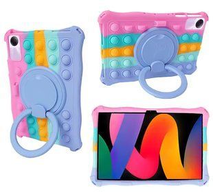 Чехол Pop it case на планшет Xiaomi&nbsp;Redmi Pad SE (11") / multicolored powder 098398 фото