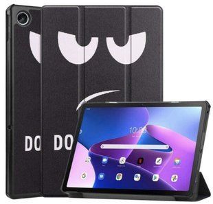Шкіряний чохол книжка Crazy Horse на планшет Lenovo Tab 2025 (10.1") / Don&rsquo;t touch 100905 фото