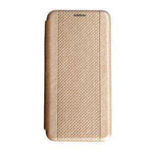 Шкіряний чохол книжка New Book на Samsung Galaxy M33 (на самсунг м33) золотистий 085990 фото