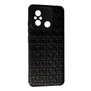 TPU чехол накладка Leather Case для Xiaomi Redmi 12C Кроко 089108 фото