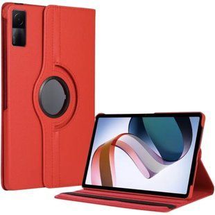 Шкіряний чохол книжка на Xiaomi Redmi Pad (10.61") / червоний 087136 фото