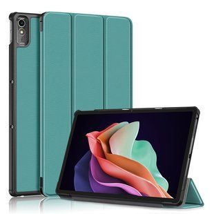 Кожаный чехол книжка Crazy Horse для Lenovo Tab P11 (2nd Gen) 11.5" / зеленый 089763 фото
