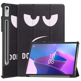 Кожаный чехол книжка Crazy Horse для Lenovo Tab P11 Pro 2nd Gen dont touch me 093983 фото