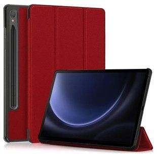 Чохол книжка Crazy Horse для Samsung Galaxy Tab S10 Lite (10.9) / бордовий 100572 фото