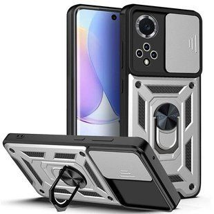 PC + TPU чехол Camshield armor для Huawei Nova 9 / серебристый 89460 фото