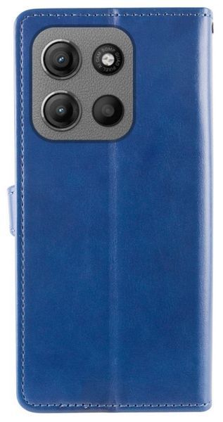 Шкіряний чохол книжка Galant Book для Motorola G15 / синій 204306 фото