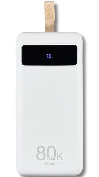 УМБ Power Bank з лампою Remax RPP-266 22.5 W 80000 mAh білий 087488 фото