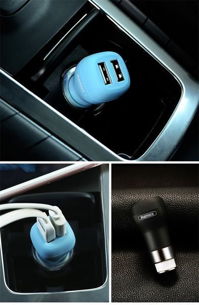 Автомобільна зарядка REMAX Flinc Series на 2 USB (2.4 A) RCC207 51115 фото