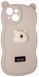 Силіконовий 3D чохол Hello Bear для iPhone 15 / white 202490 фото 1