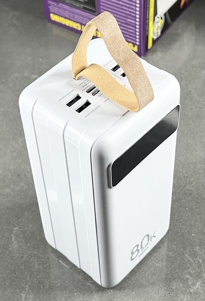 УМБ Power Bank з лампою Remax RPP-266 22.5 W 80000 mAh білий 087488 фото