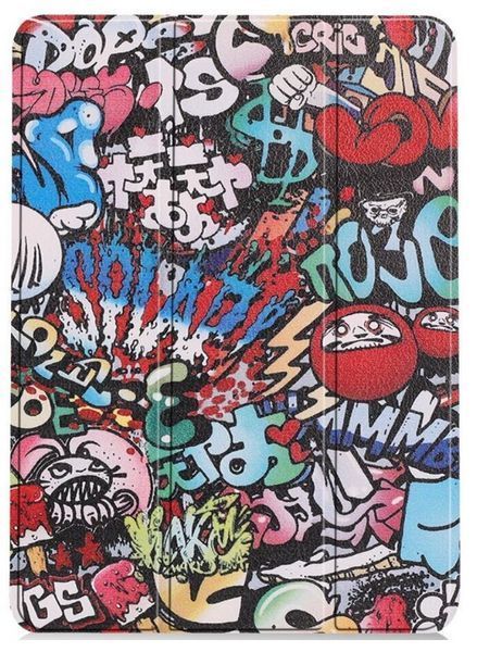 Чохол книжка Crazy Horse на планшет iPad Air 4 10.9" (2020) / graffiti 202710 фото