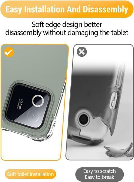 Протиударний чохол WXD на планшет Xiaomi Pad 8 (11.2") / прозорий 100625 фото