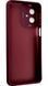 TPU чохол Luxury Metal Lens на Motorola G54 бордовий 094632 фото 2