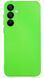 Чохол накладка TPU Liquid Silk для Samsung Galaxy S24 FE / салатовий 201171 фото 1