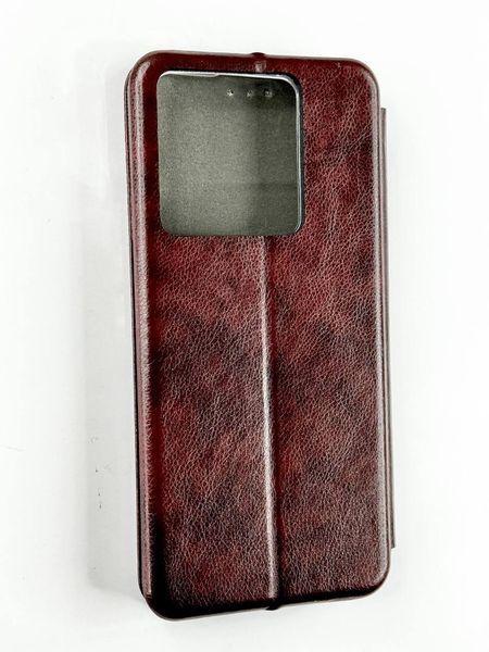 Чохол книжка Perforation book для Xiaomi Redmi Note 13 5G темно-коричневий 095846 фото